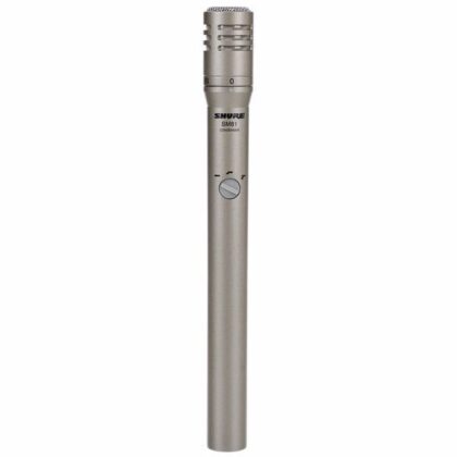 Shure SM81 Microphone C/W Windshield + Clip*