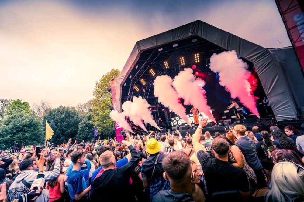 outdoor stage