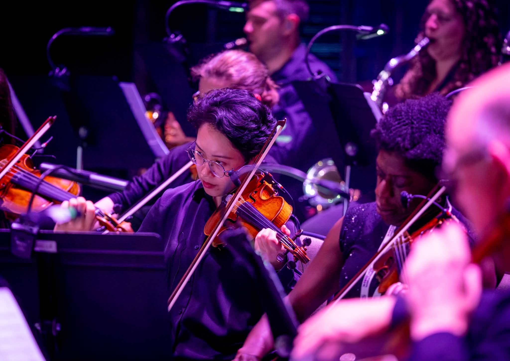 Orchestra with Violins 